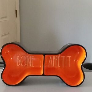 Rae Dunn Bone Appetit Dog / Cat Dish 🐈‍⬛🐕